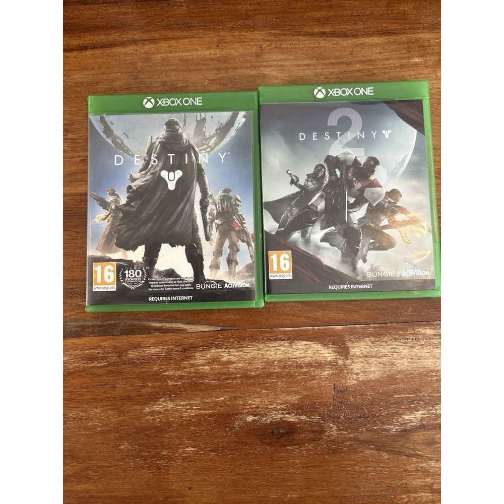 Destiny and Destiny 2 Xbox One Game Bundle Bungie Activision Sci-Fi Shooter